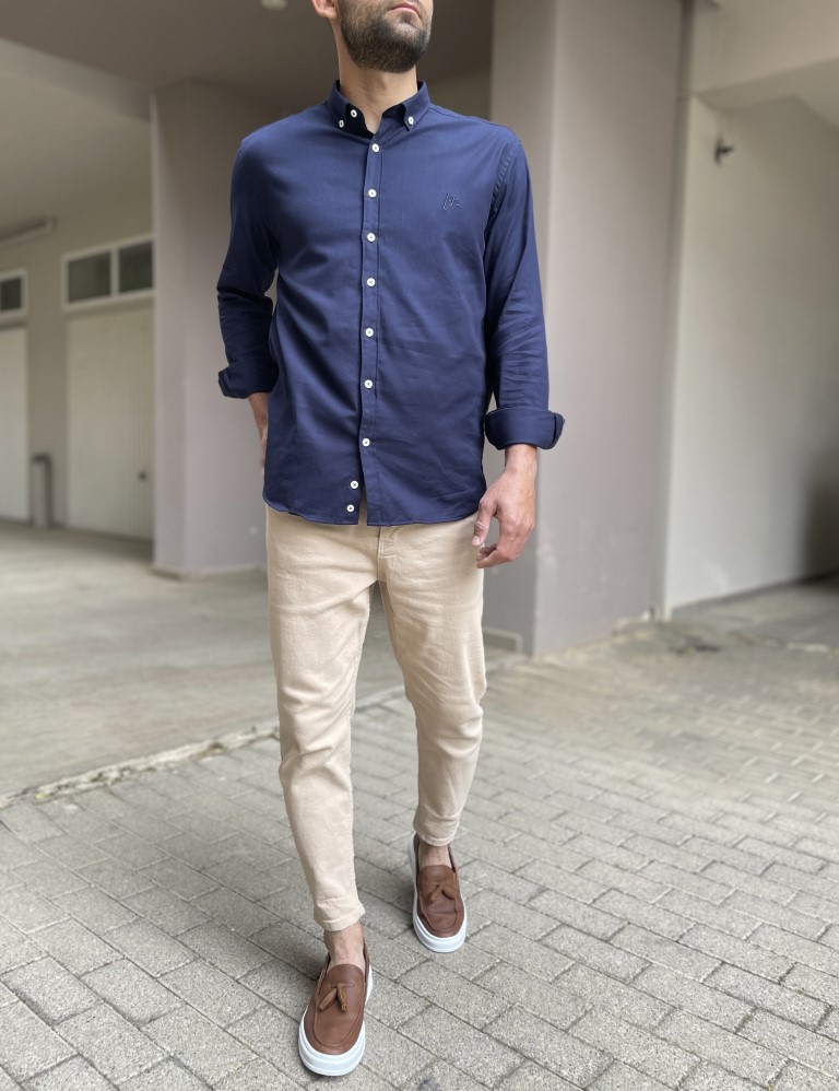 Ben Tailor ανδρικό μπλε πουκάμισο Harmony 0395L φωτογραφία